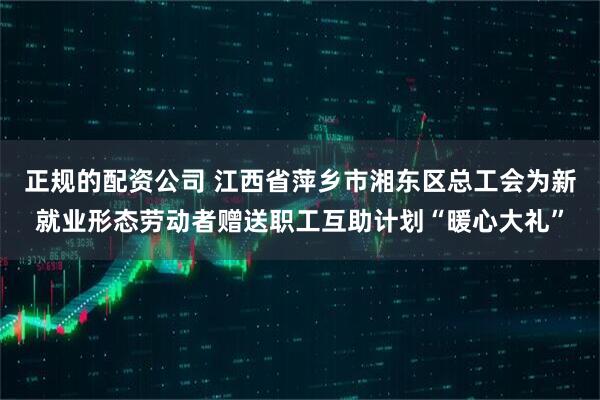 正规的配资公司 江西省萍乡市湘东区总工会为新就业形态劳动者赠送职工互助计划“暖心大礼”